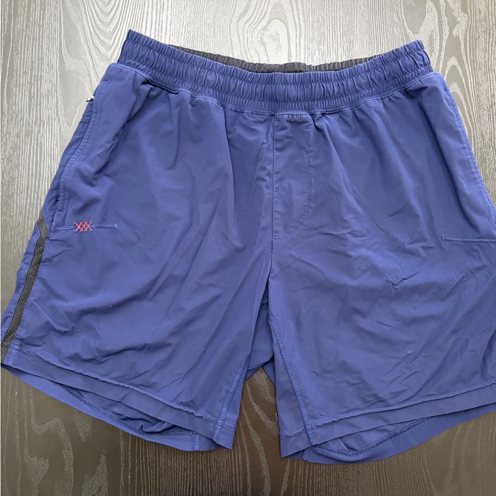 RHONE Men's Athletic Shorts - Blue